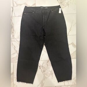 Plus size distressed Black Jeans